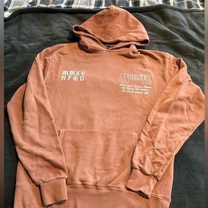 Tale of Two Wolves “Vintage Utah” Hoodie In Desert Rose - S